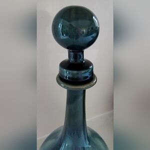Sagebrook Home Astoria Ceramic Blue Decorative Bottle New With Tag‎
